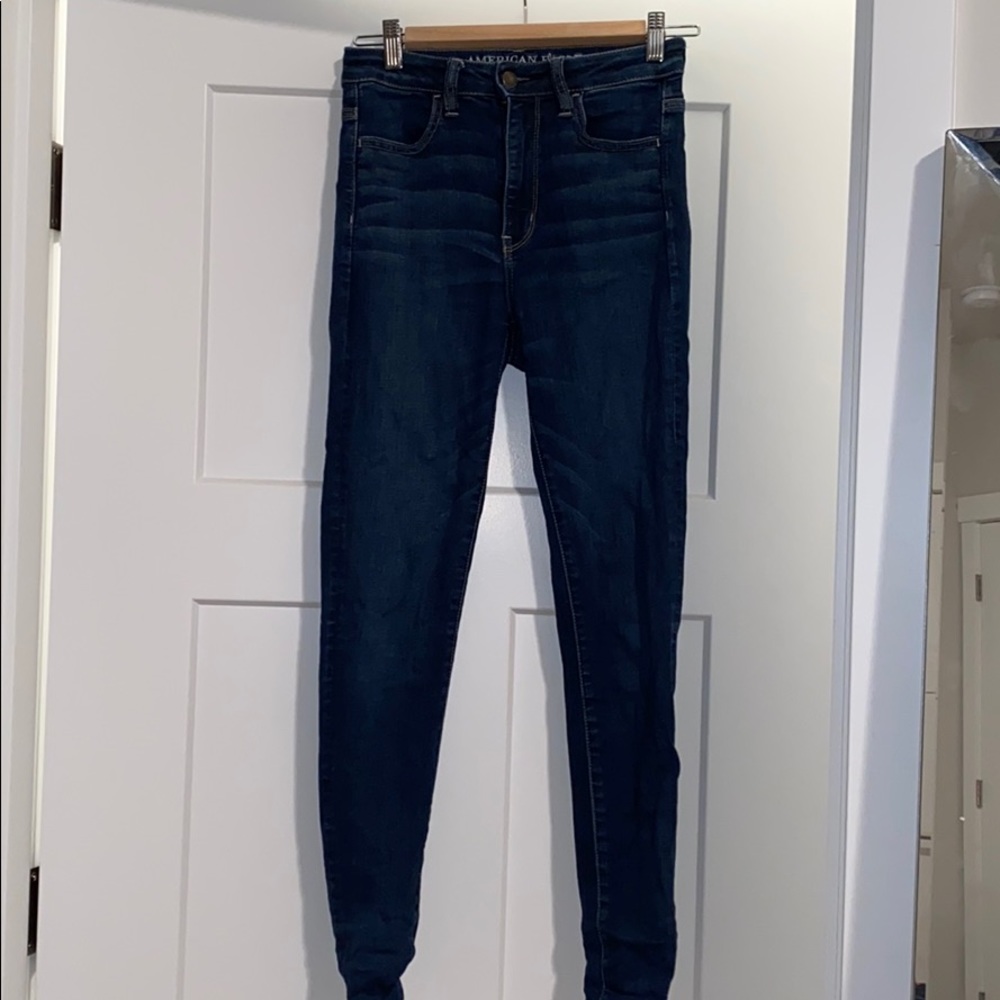 American Eagle dark wash jegging